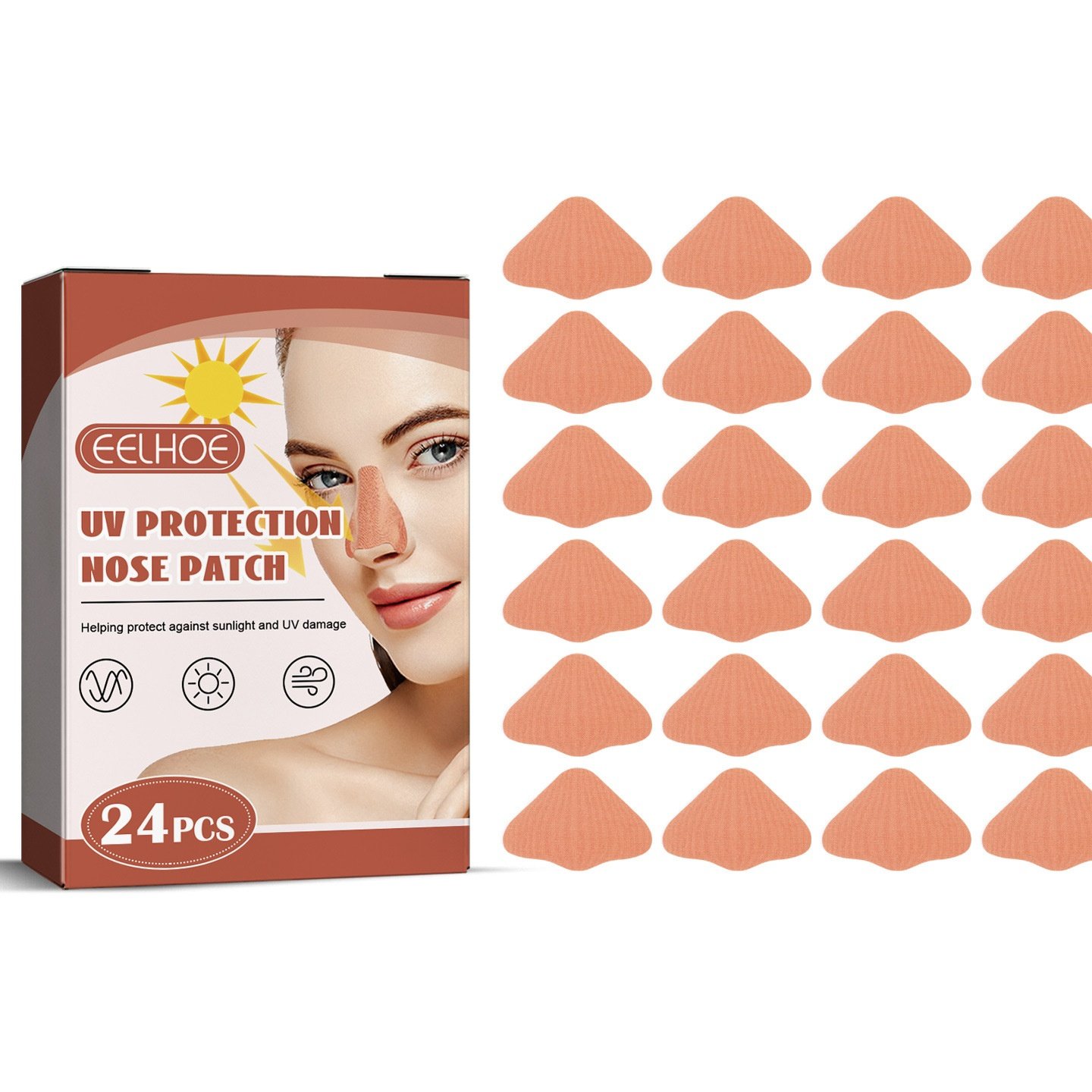 EELHOE 防护鼻部贴 夏季户外透气舒适清爽保护皮肤防护防紫外线,家庭/个人清洁工具,洗漱包,淘宝优惠券,粉丝福利购,淘宝优惠卷