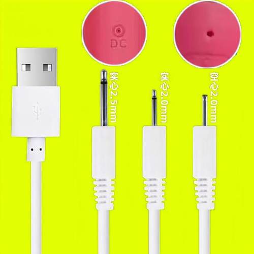 针式充电线DC2.0小圆孔2.5针头音频式圆头3.5插孔细头空心秒潮跳