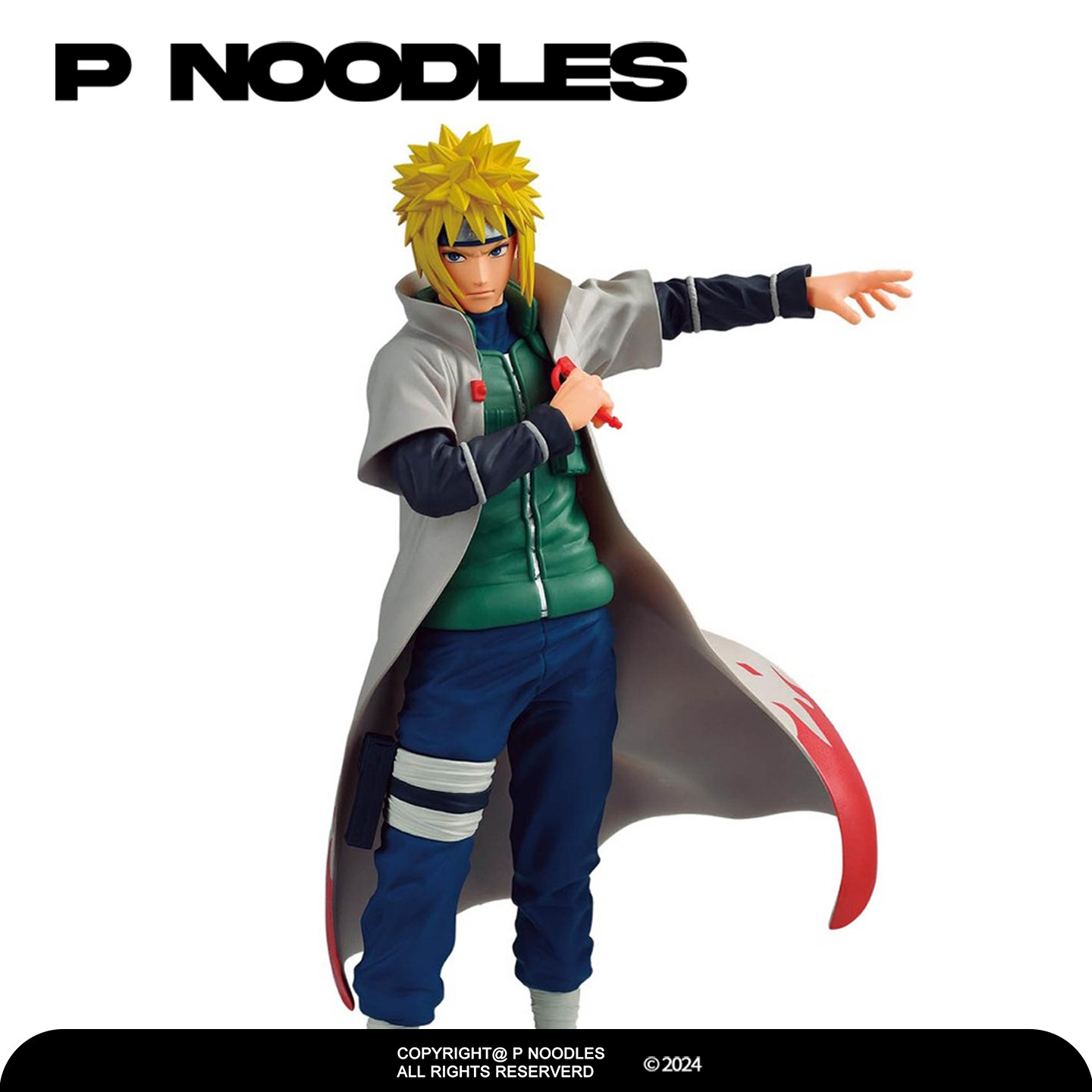 正版眼镜厂现货 火影忍者 疾风传 波风水门 手办景品