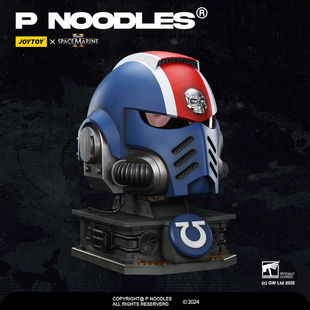 正版授权现货 JOYTOY暗源 战锤星际战士2 副官泰图斯 MKX头盔