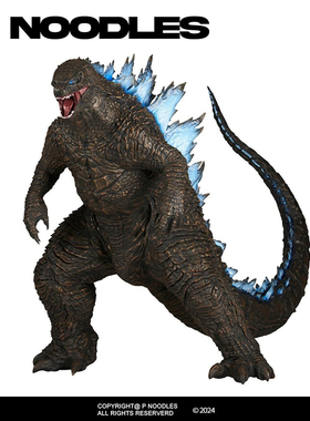 正版眼镜厂现货 哥斯拉大战金刚2:帝国崛起 怪兽咆哮击 景品手办