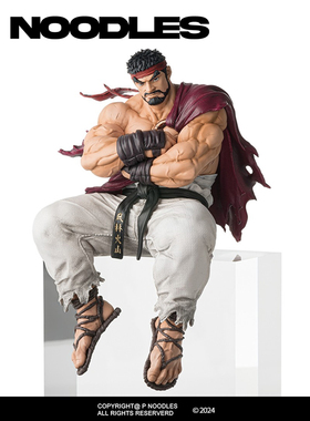 正版世嘉现货 街头霸王6 小坐系列 隆 泡面压 街霸 手办景品