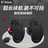 轨迹球鼠标可充电2.4G无线双模发光滑鼠绘图办公流畅蓝牙静音鼠标