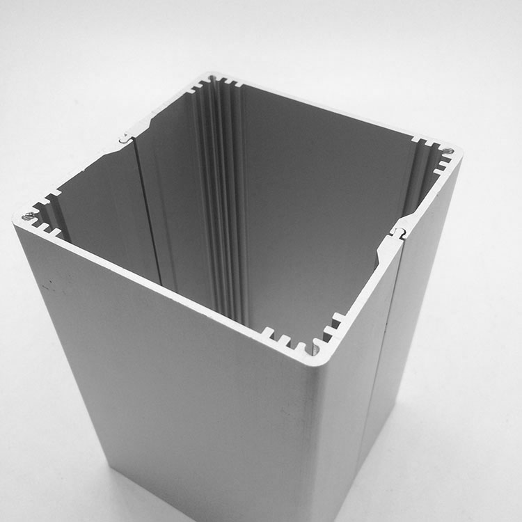 铝合金壳体锂电池电源盒子仪表机箱线路板外壳型材铝壳铝盒90X90