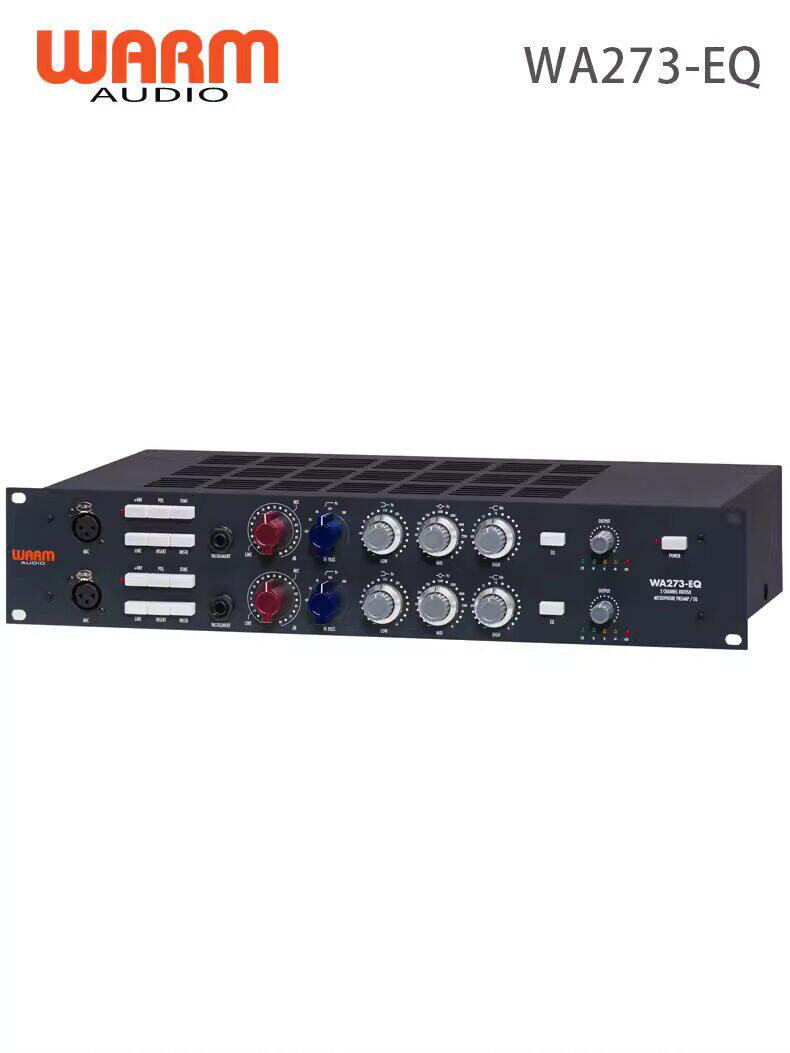 Warm Audio WA273-EQ 双通道立体声话放话筒放大器带EQ均衡
