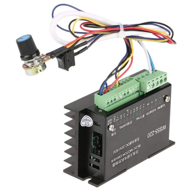 WS55-220 BLDC Motor Driver Controller For CNC Brushless Spin