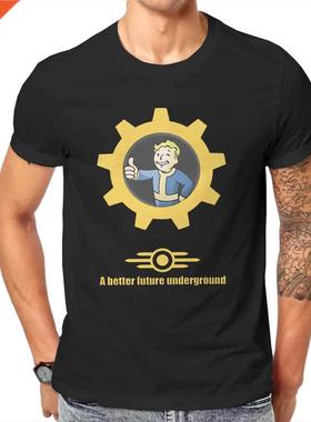 Fallout Vault Dweller Game Pure Cotton TShirt Fallout Vault-