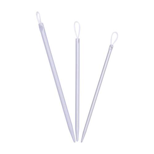 3pcs/set Big Eye Nylon Wire Knitting Needles Yarn Sewing Nee