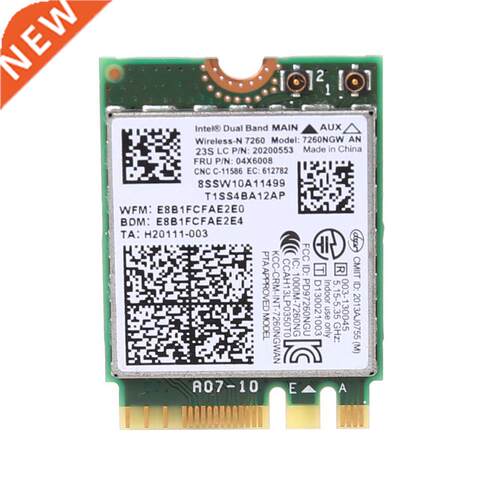 Wireless WiFi Card Dual Band 04X6008 7260NGW AN Bluetooth 4.