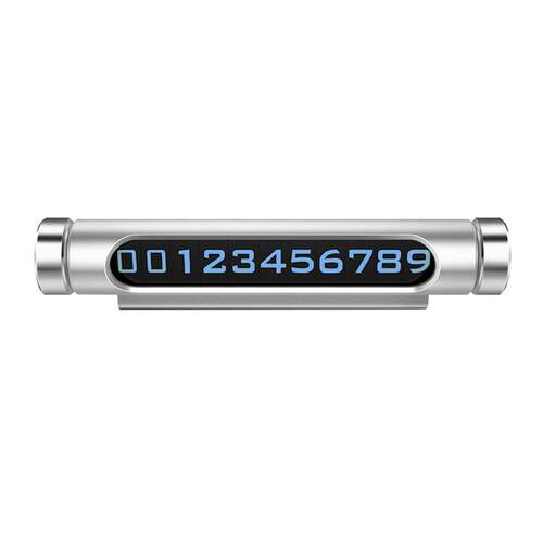 Car Temporary Parking Card Luminous Phone Number Plate Auto