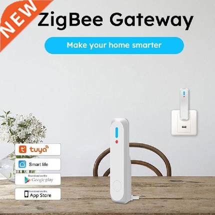 Tuya ZigBee 3.0 Smart USB Gateway Hub White Wireless Smart