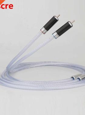 Pair Preffair X410 OCC Silver Plated Audiophile RCA Intercon