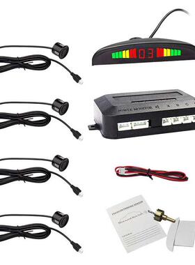 Eunavi 1set Auto Parronic Led Parking Sensor Kit 4 6 8 Se