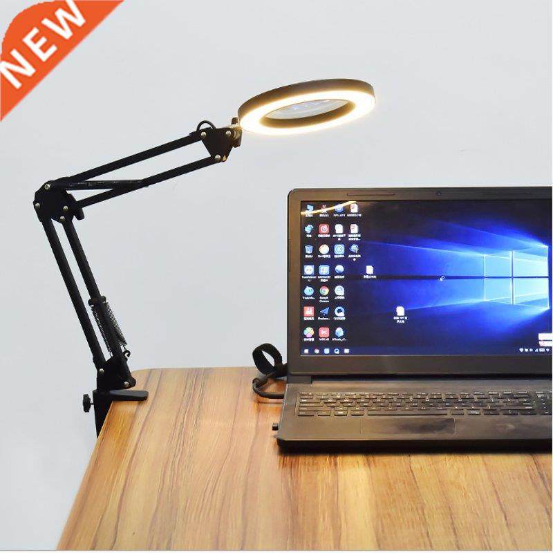 daniu flexible desk large 33cm 33cm 5x usb led magnifying