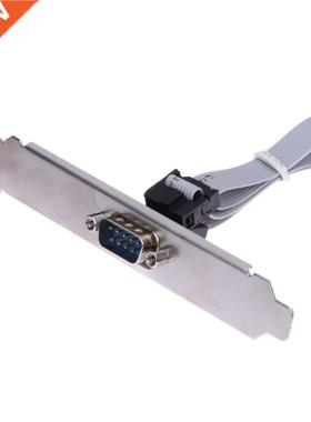 Mboard RS232 DB9 Pin Com Port Ribbon Serial Cable Conne