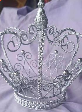 Queen Diadem Crystal Crown Wedding Hair Accessories Crystal