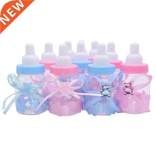 12pcs Mini Feeding Bottles Girl Boy Baby Shower Favor Boxes