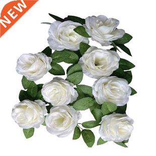 Artificial White Rose Wedding Car Decoration Fake Roses