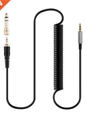 Coiled Cable 2.5 to 3.5 Spring Cord w/ 6.35mm Adapter for y5