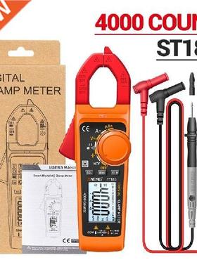 Digital Clamp Meter with Flashlight T-RMS 4000 Counts
