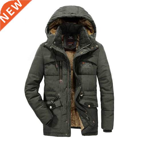 2022 Winter Jacket Men Thicken Warm Parkas Hooded Clothes Gr