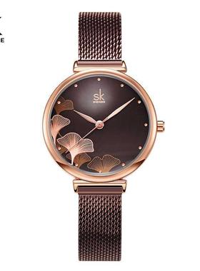 Shengke New Design Women Watches Elegant 32 MM Dial Blue Me