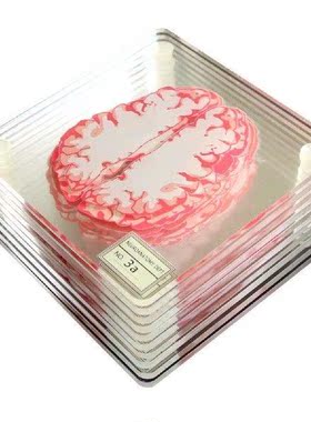 1 Set Horror Cup Mat Visual Effect Acrylic Creative