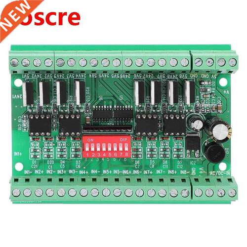 8-Channel Level Converter Module NPN/PNP to NPN 5V/24V Squar
