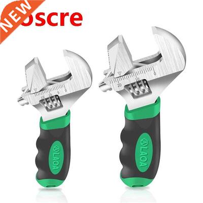 LAOA Short Handle Adjustable Wrench 6/8inch Enlarge Open Mon