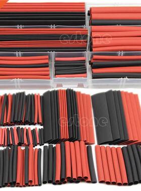 150pcs 2:1 Polyolefin Het Shrink Tubing Tube Sleeving Wrp