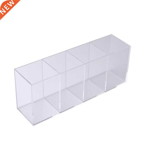 Desk Pen Pencil Organizer Brush Organizer Acrylic 4 Slot