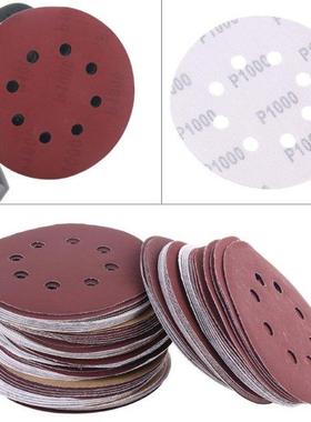 100 Pcs 8 Holes Sanding Discs Hook and Loop 1000 1200 1500 2