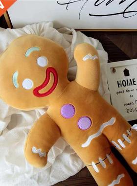 Cute Gingerbread Man Plush Toy Baby Appease Doll Biscuits Ma