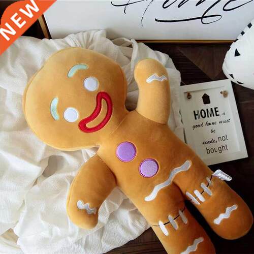 Cute Gingerbread Man Plush Toy Baby Appease Doll Biscuits Ma