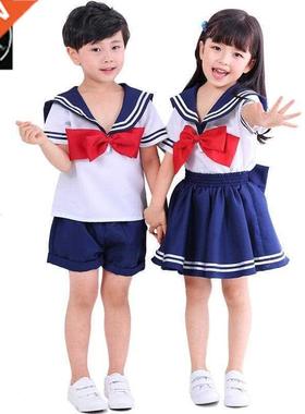 children's school uniform jk suit navy collar sailor suit