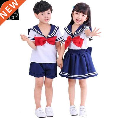 children's school uniform jk suit navy collar sailor suit