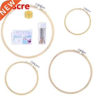 4 Sizes Cross Stitch Hoop Set For Beginner, Embroidery Circl