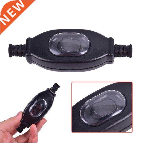 1PC waterproof in line switch cord switch round wire Silver