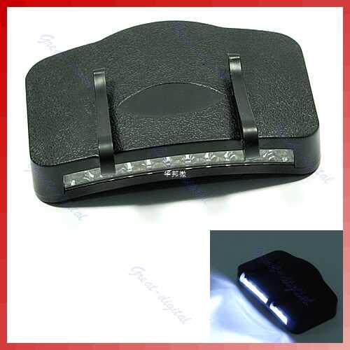 Black11 LED Flashlight Camping Clip-On Cap/Hat Light