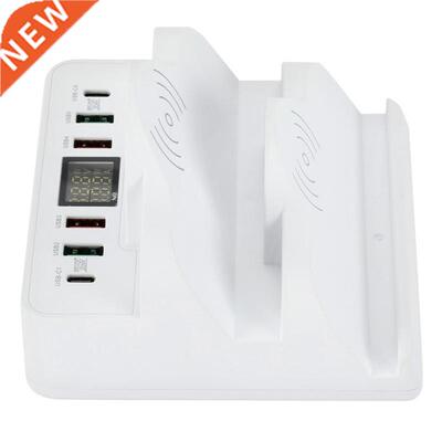 80W USB Charger Charging Station Wireless Charger Tablet Pho