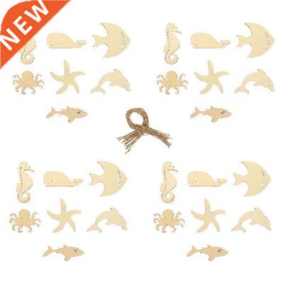 Wood Cutouts Sea Animals Ocean Unfinished Wooden Animal