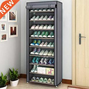Multilayer Shoe Cabinet Vertical Space Saving Nonwoven Shoes
