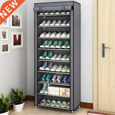 Multilayer Shoe Cabinet Vertical Space Saving Nonwoven Shoes
