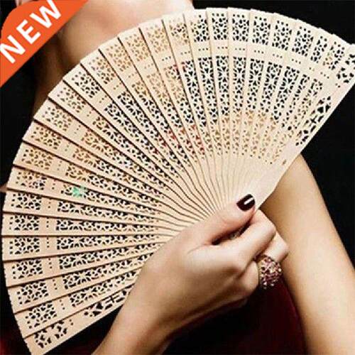1PC Portable Retro Chnese Hand Fans Foldng Durable Hollow