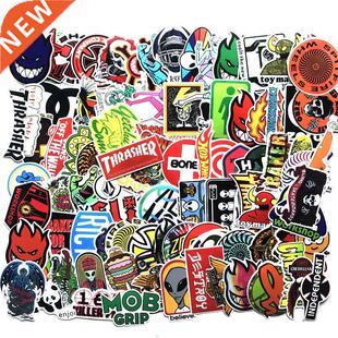 100 cool skateboard 2021 fashion Stickers For Suitcase PVC S