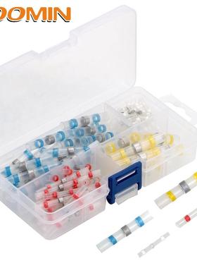 HOOMIN 50/100Pcs Solder Seal Wire Connectors Heat Shrink