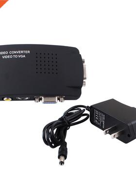 SVDEO TO VGA Computer Monitor AV TO VGA Converters Switches
