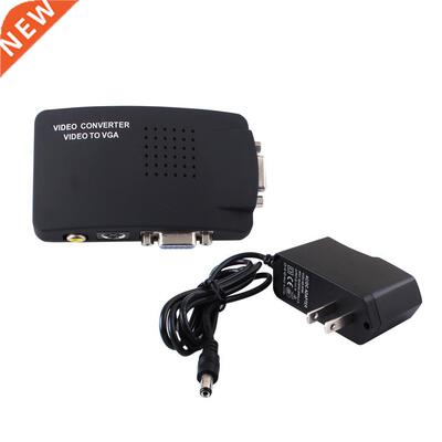 SVDEO TO VGA Computer Monitor AV TO VGA Converters Switches