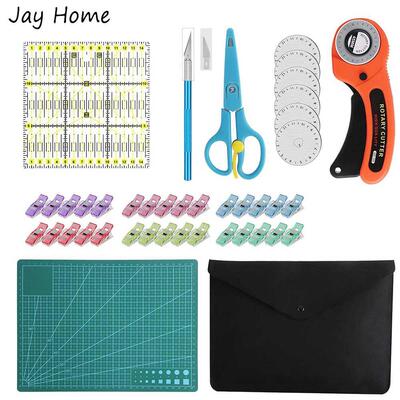 Rotary Cutter Kit with Cutting Mat Patchwork Ruler Carving k