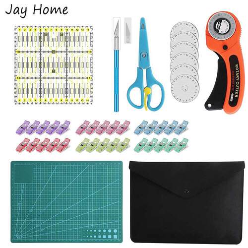 Rotary Cutter Kit with Cutting Mat Patchwork Ruler Carving k